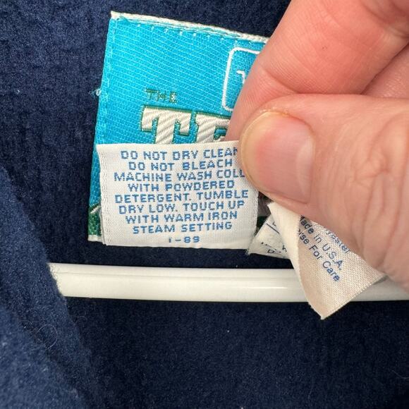 Vintage Woolrich Teton Gore-Tex Fleece Lined Anorak Jacket Women's L Blue - Picture 7 of 10